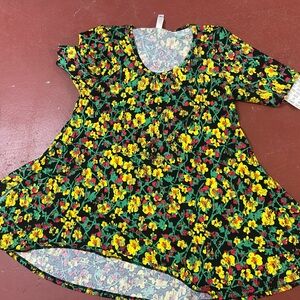 Lularoe perfect t xs new with tag floral print